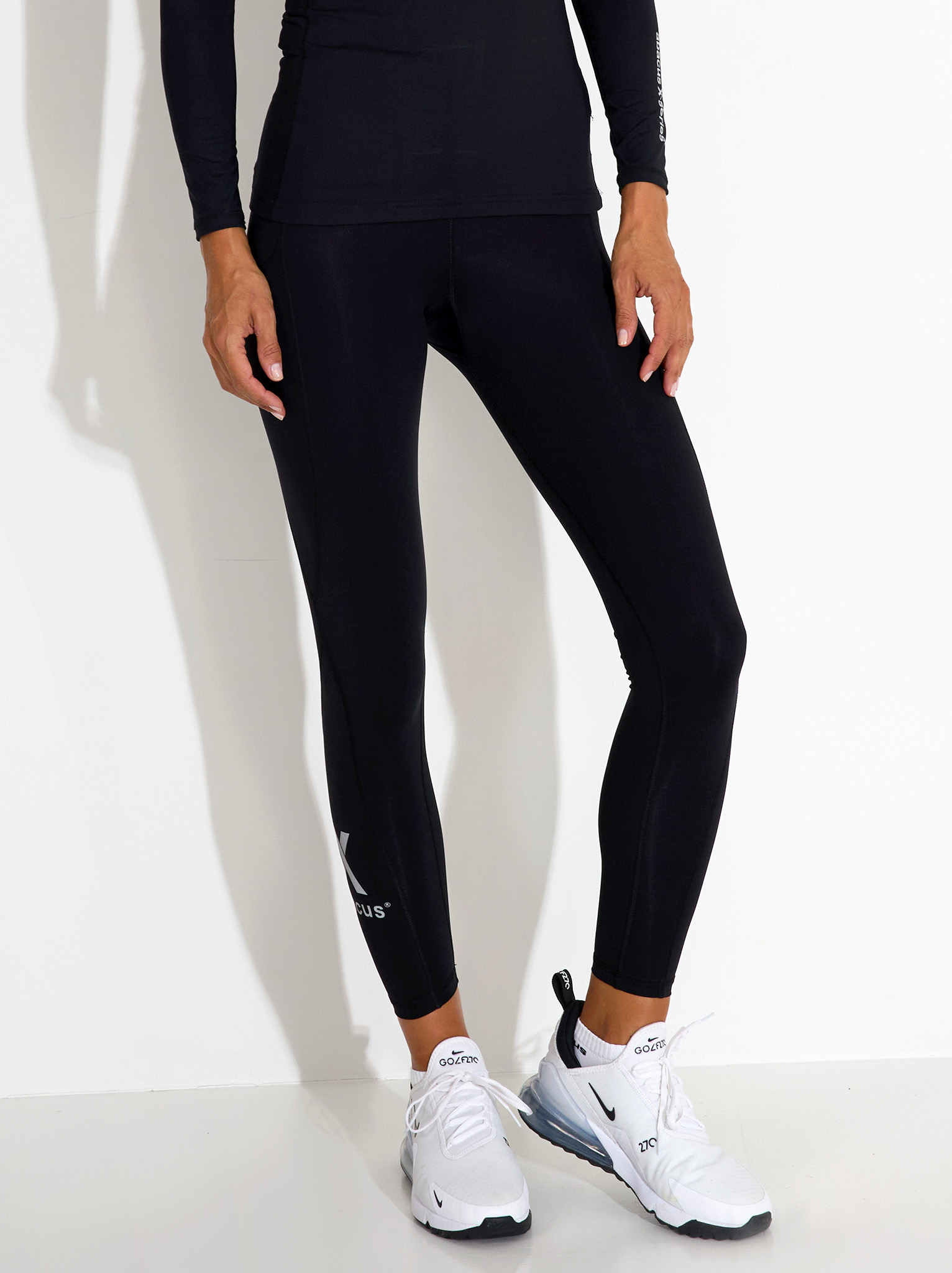 Lds Compression tights - black in the group WOMEN / X-series | Women / X-series | Trousers at Abacus Sportswear (2897600)