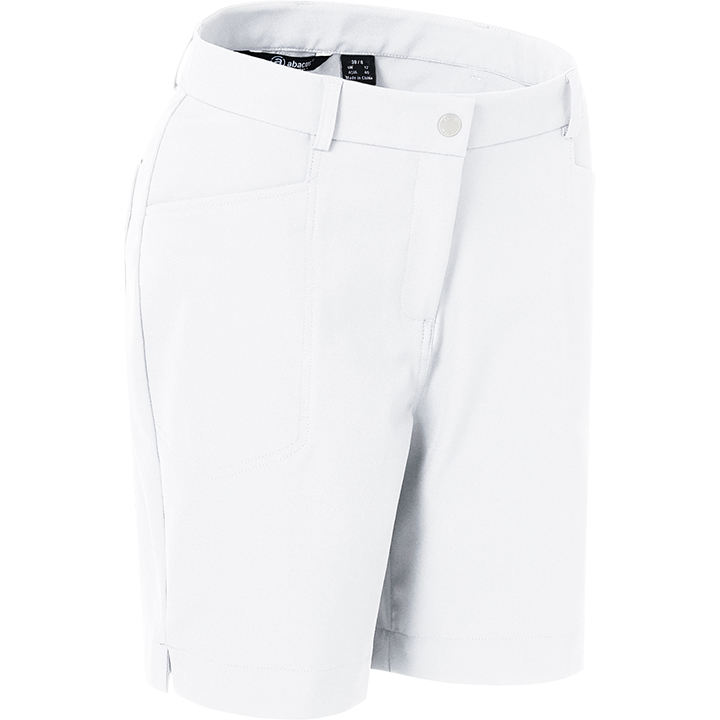Lds Grace high waist shorts 45cm - white i gruppen DAM / Alla damkläder hos Abacus Sportswear (2948100)