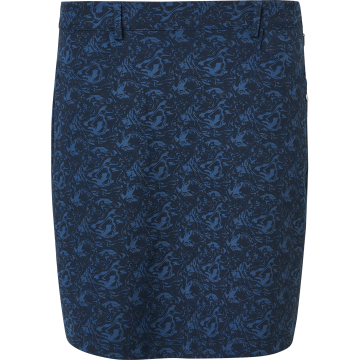 Elite Graphic skort 45cm - peacock blue i gruppen DAM / Alla damkläder hos Abacus Sportswear (2967563)