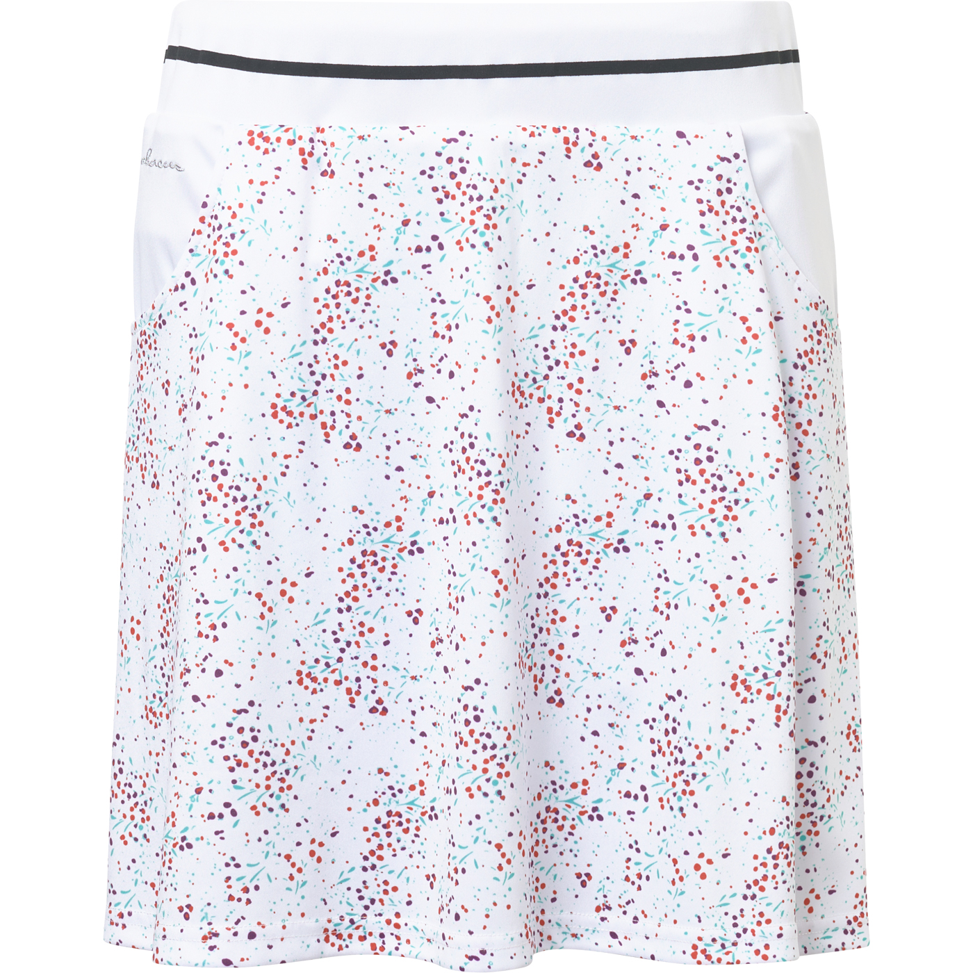 Lds Juliet skort 45cm - white floral in the group WOMEN / All clothing at Abacus Sportswear (2972736)