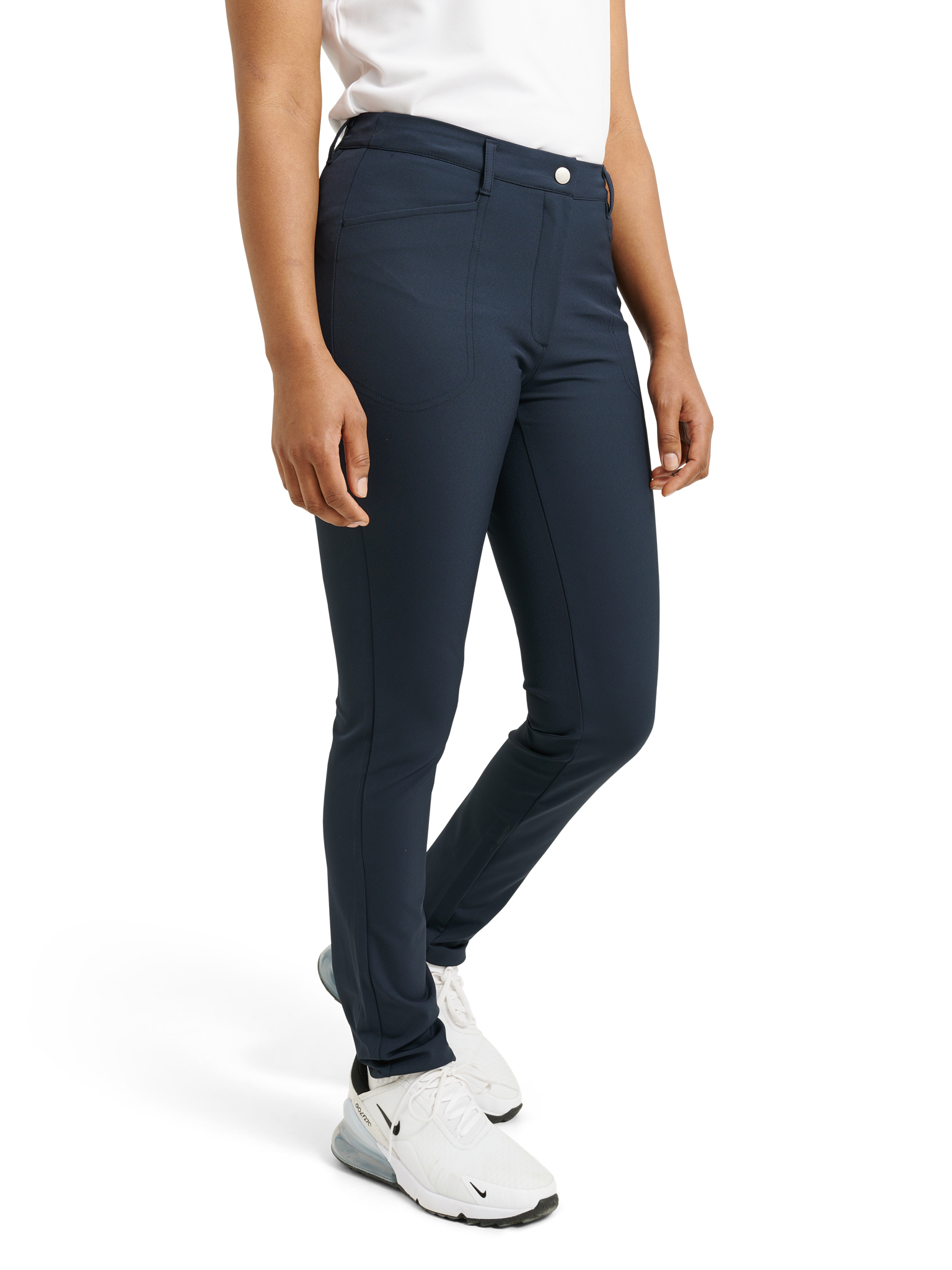 Lds Elite trousers mid waist - navy in the group WOMEN / All clothing at Abacus Sportswear (2974300)