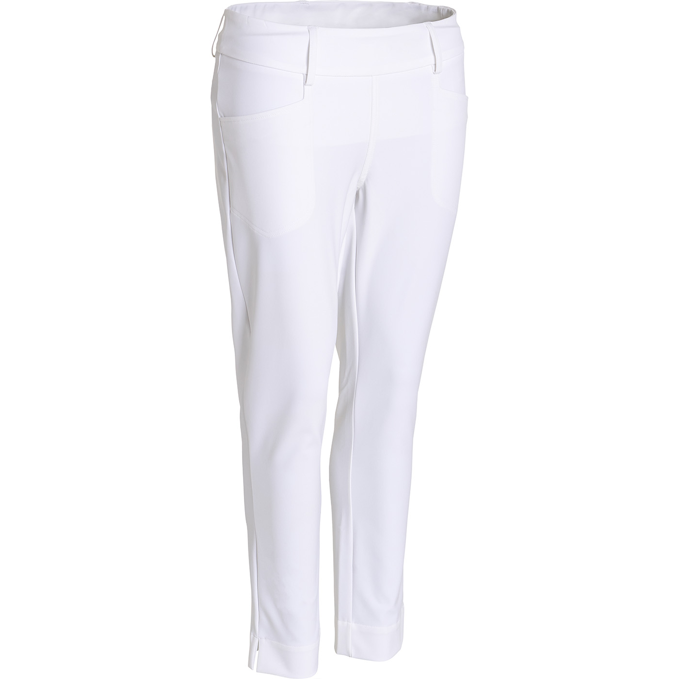 Lds Elite 7/8 trousers mid waist - white i gruppen DAM / Alla damkläder hos Abacus Sportswear (2975100)