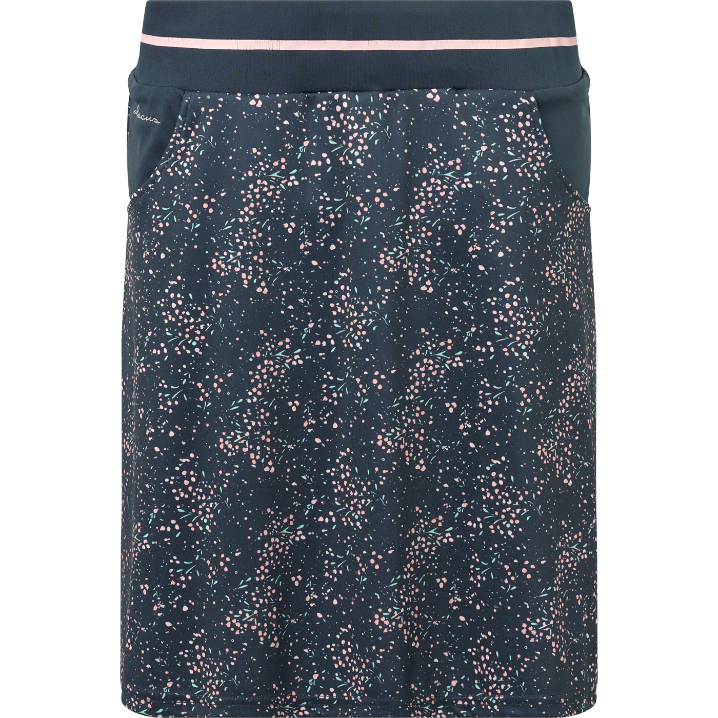 Lds Juliet skort 50cm - navy floral in the group WOMEN / All clothing at Abacus Sportswear (2982737)