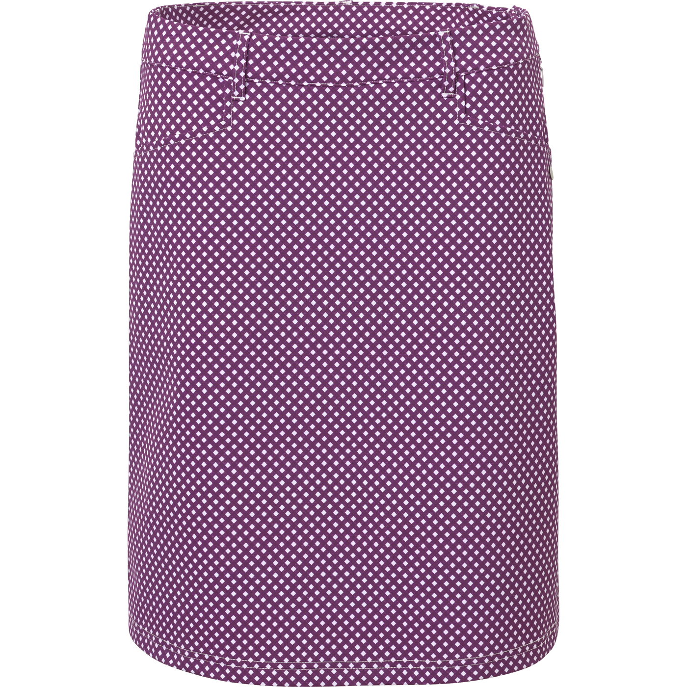 Lds Merion skort 50cm - violet check in the group WOMEN / All clothing at Abacus Sportswear (2984735)