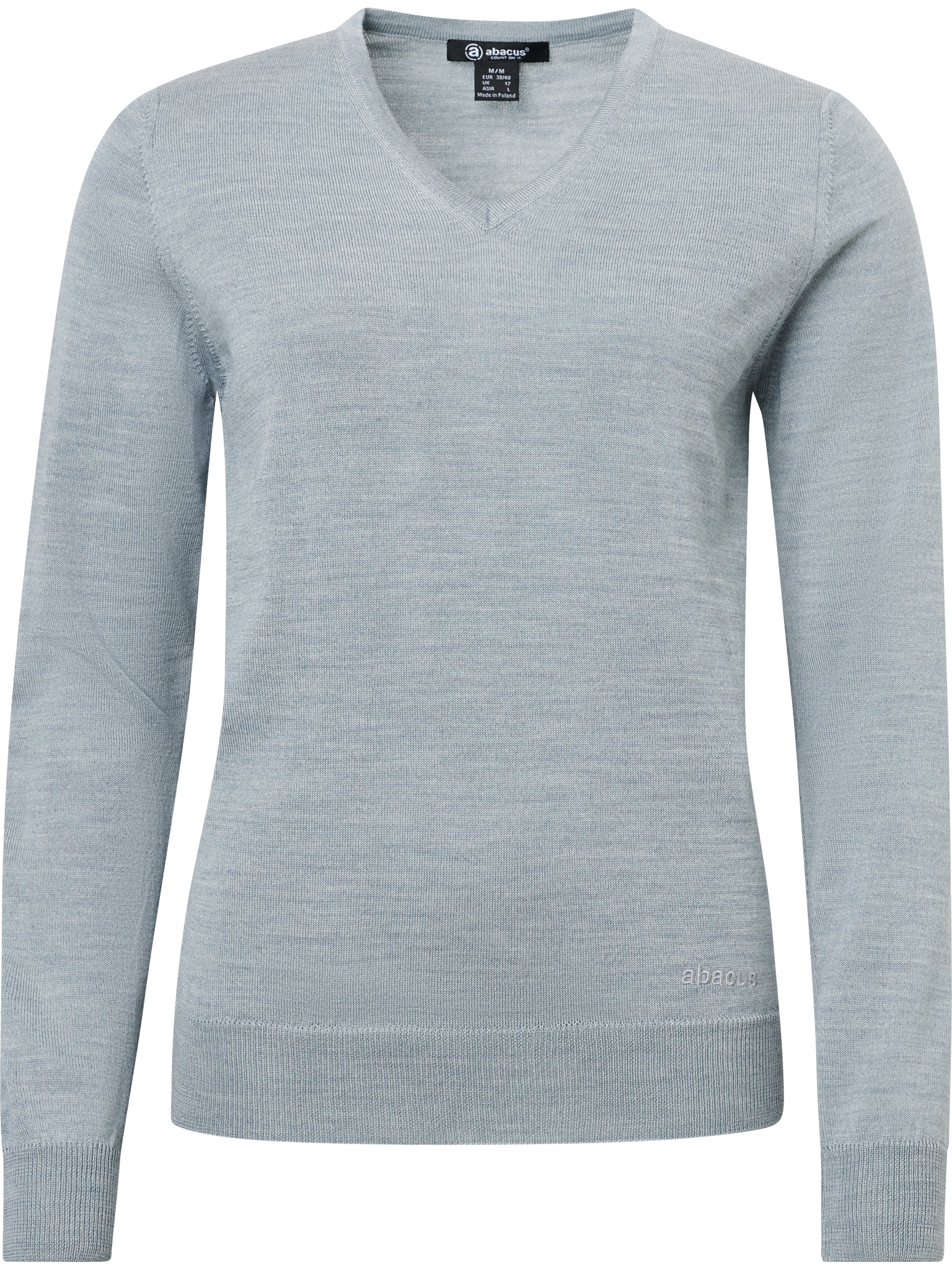 Lds Milano pullover - lt.greymelange in the group WOMEN / All clothing at Abacus Sportswear (4242702)