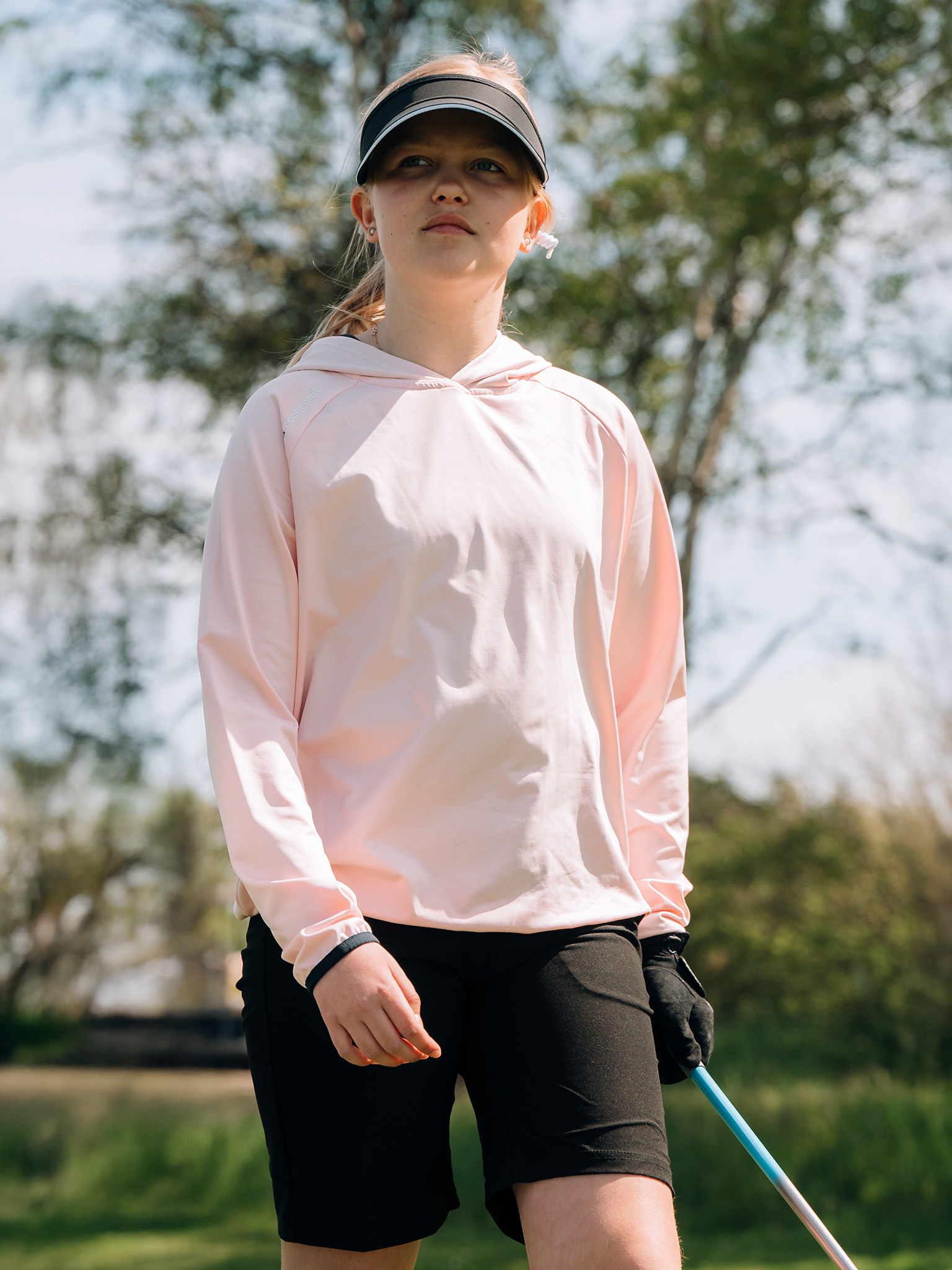 Jr Loop hoodie - blossom in the group JUNIOR / All clothing at Abacus Sportswear (5174330)