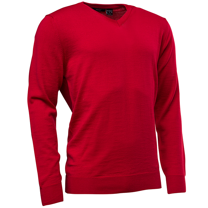 Milano pullover - röd i gruppen HERR / Alla herrkläder hos Abacus Sportswear (5242400)