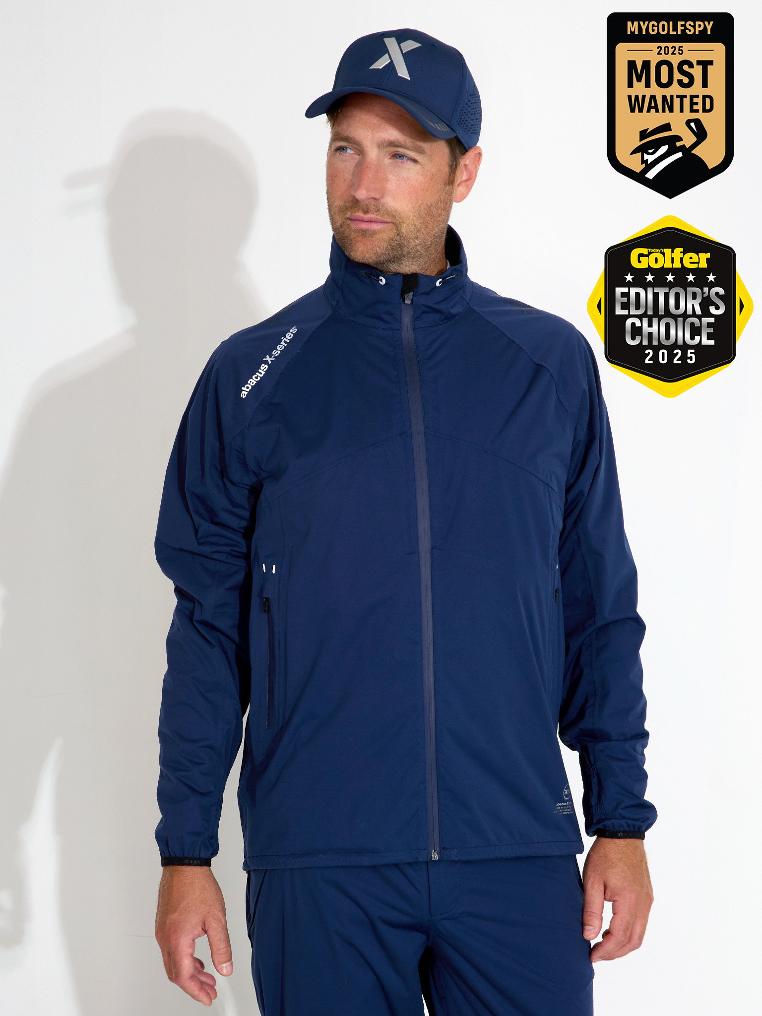 Mens Pitch 37.5 technology rainjacket - midnight navy i gruppen HERR / Regnkläder hos Abacus Sportswear (6040093)