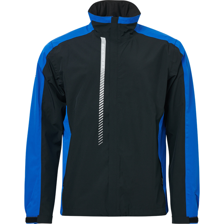 Links stretch rainjacket - dk.cobalt/black i gruppen HERR / Regnkläder hos Abacus Sportswear (6076326)
