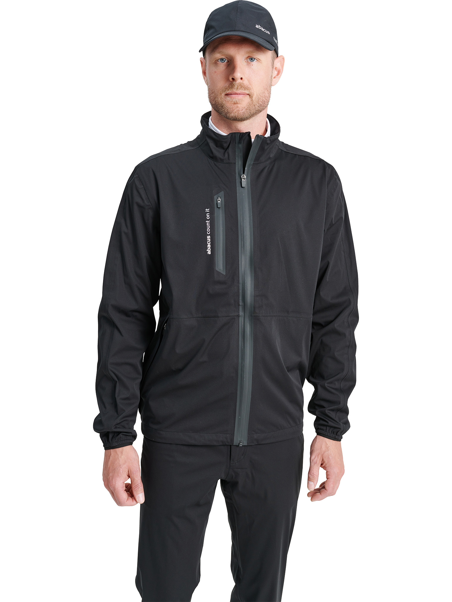 Mens Bounce rainjacket - black i gruppen HERR / Regnkläder / Bounce | Herr hos Abacus Sportswear (6080600)