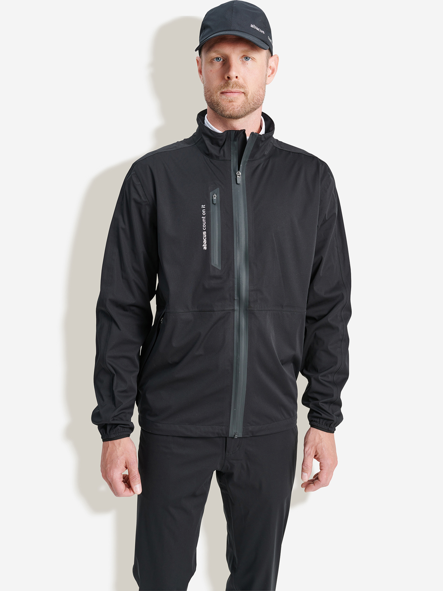 Mens Bounce rainjacket - black in the group MEN / Rainwear / Bounce | Men at Abacus Sportswear (6080600)