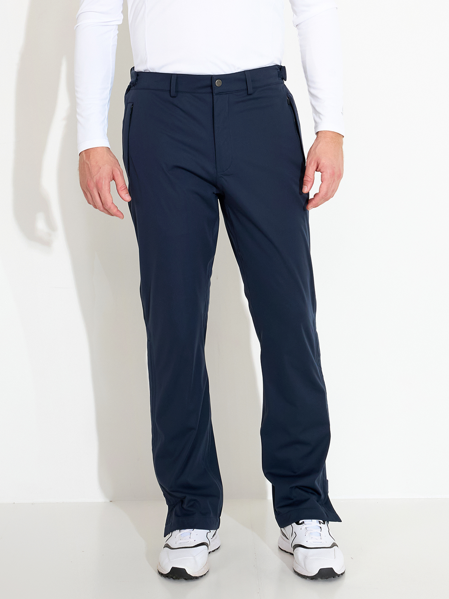 Mens Bounce raintrousers - navy in the group MEN / Rainwear / Bounce | Men at Abacus Sportswear (6081300)