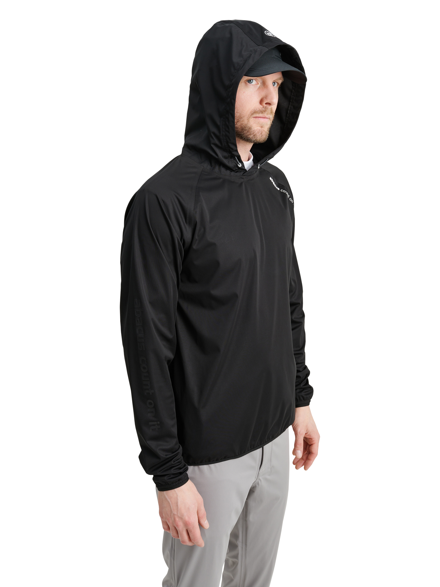 Mens Bounce waterproof hoodie - black i gruppen HERR / Regnkläder / Bounce | Herr hos Abacus Sportswear (6084600)