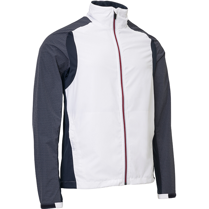 Formby stretch windjacket - white/navy i gruppen HERR / Alla herrkläder hos Abacus Sportswear (6258193)