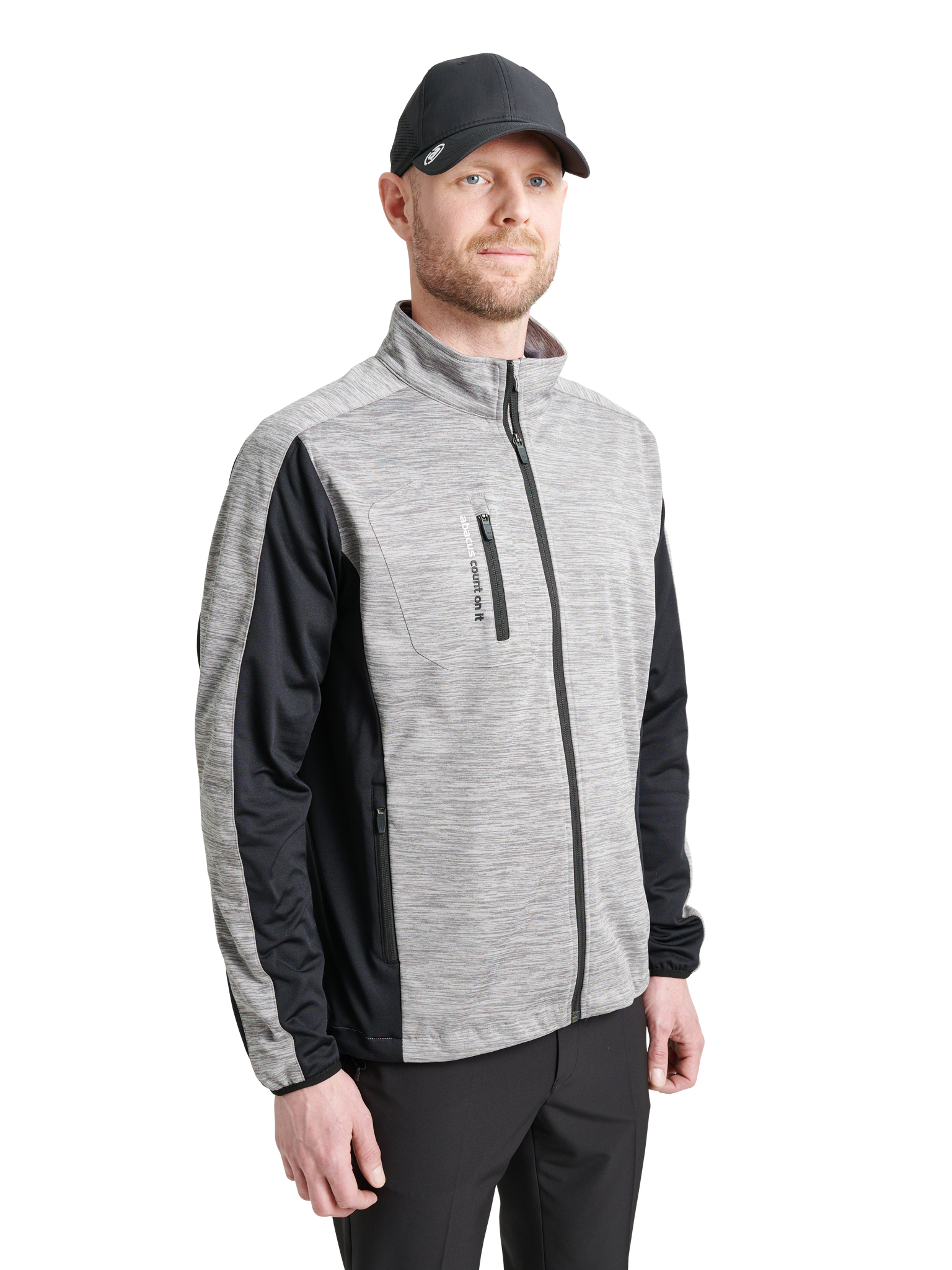 Mens Dornoch stretch jacket - black/grey in the group MEN / All clothing at Abacus Sportswear (6287880)