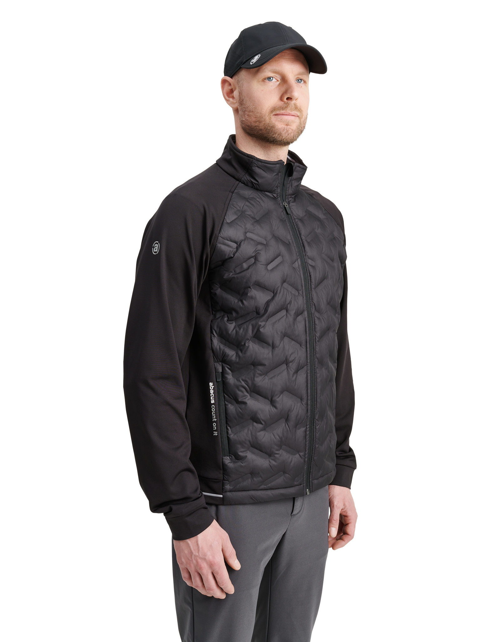 Mens Grove hybrid jacket - black in the group MEN / All clothing at Abacus Sportswear (6288600)