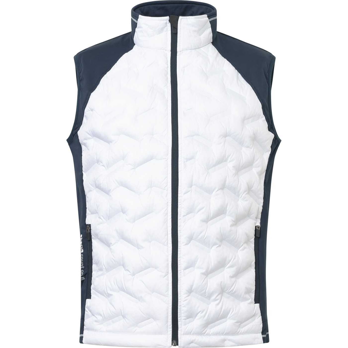 Mens Grove hybrid vest - navy/white in the group MEN / All clothing at Abacus Sportswear (6289389)