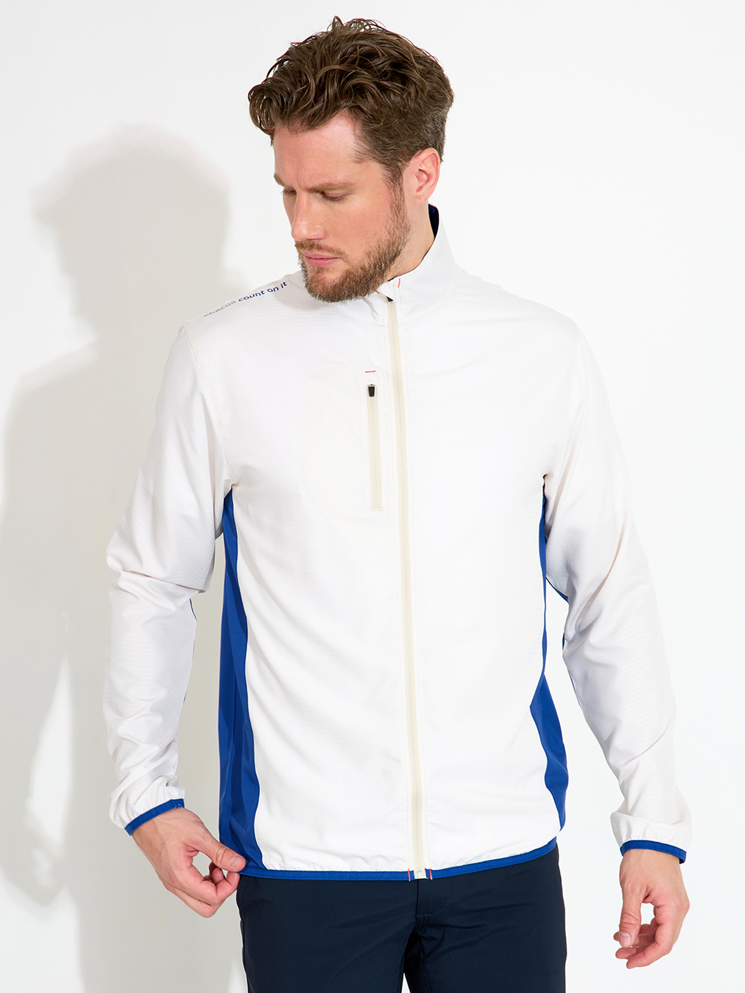 Mens Lanark stretch windjacket - clam in the group MEN / All clothing at Abacus Sportswear (6296188)