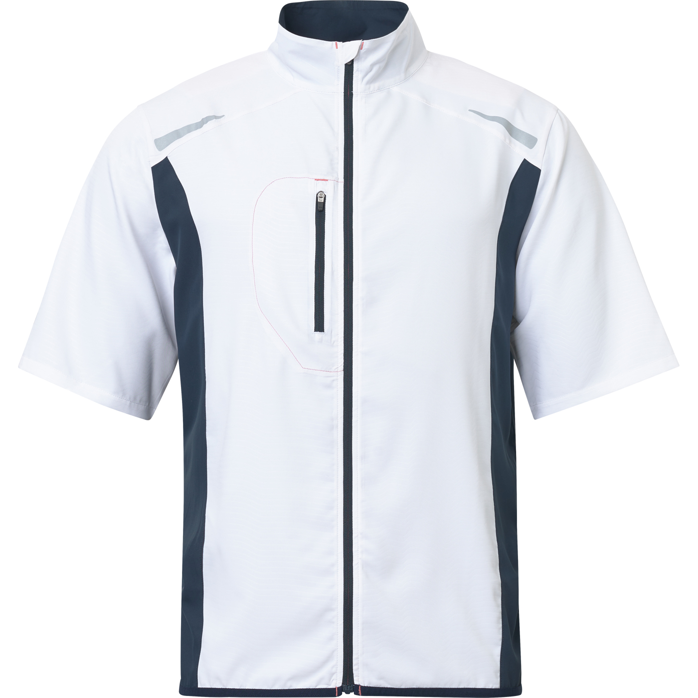 Mens Lanark stretch windshirt - white/navy i gruppen HERR / Alla herrkläder hos Abacus Sportswear (6297193)