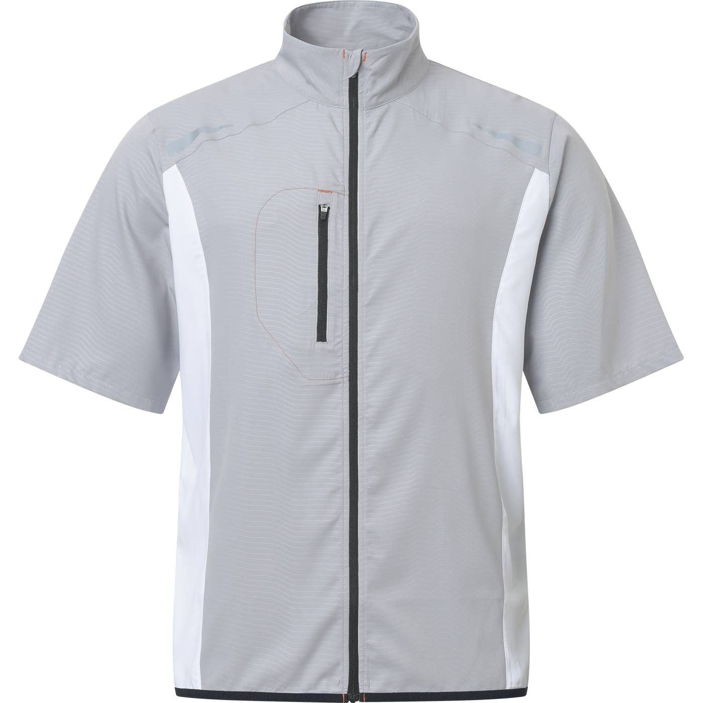 Mens Lanark stretch windshirt - grey/white i gruppen HERR / Alla herrkläder hos Abacus Sportswear (6297704)