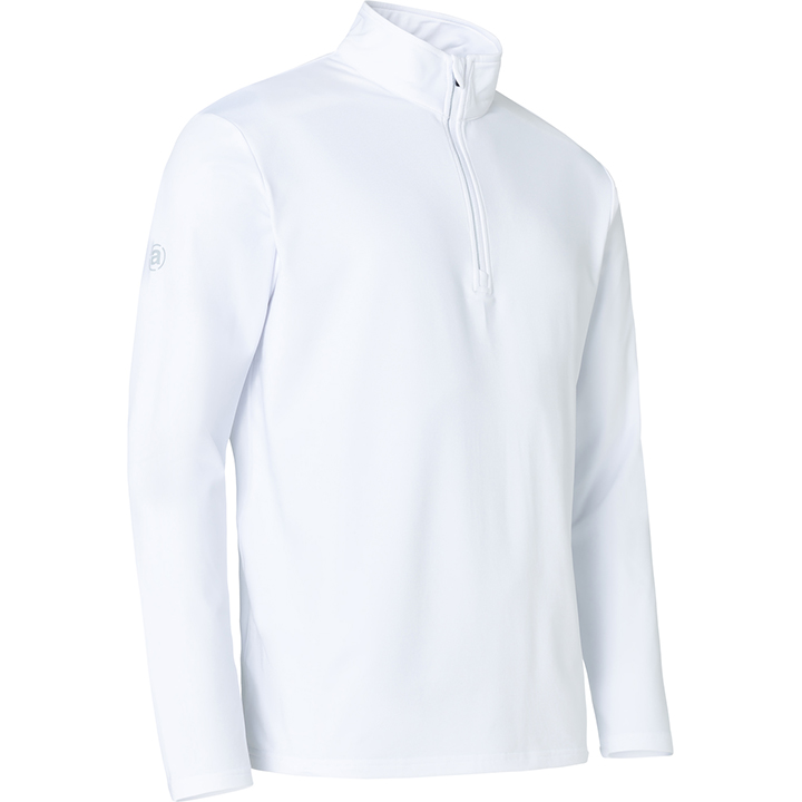 Dunbar halfzip fleece - vit i gruppen HERR / Alla herrkläder hos Abacus Sportswear (6370100)