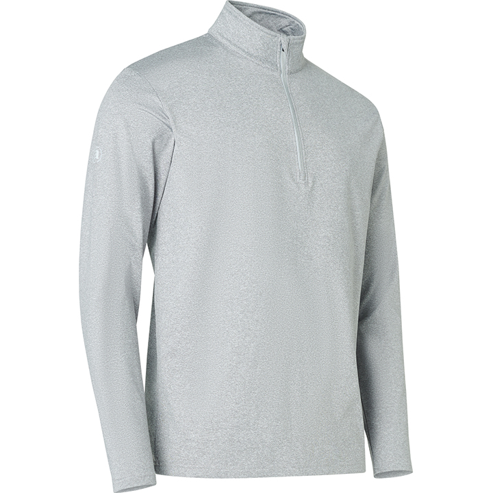 Dunbar halfzip fleece - ljusgråmelerad i gruppen HERR / Alla herrkläder hos Abacus Sportswear (6370702)