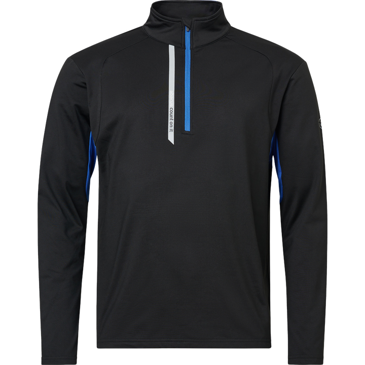 Mens Sherwood halfzip fleece - dk.cobalt/black in the group MEN / All clothing at Abacus Sportswear (6374326)