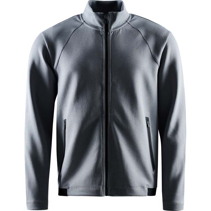Mens Layer fleece jacket - greymelange i gruppen HERR / Alla herrkläder hos Abacus Sportswear (6379660)