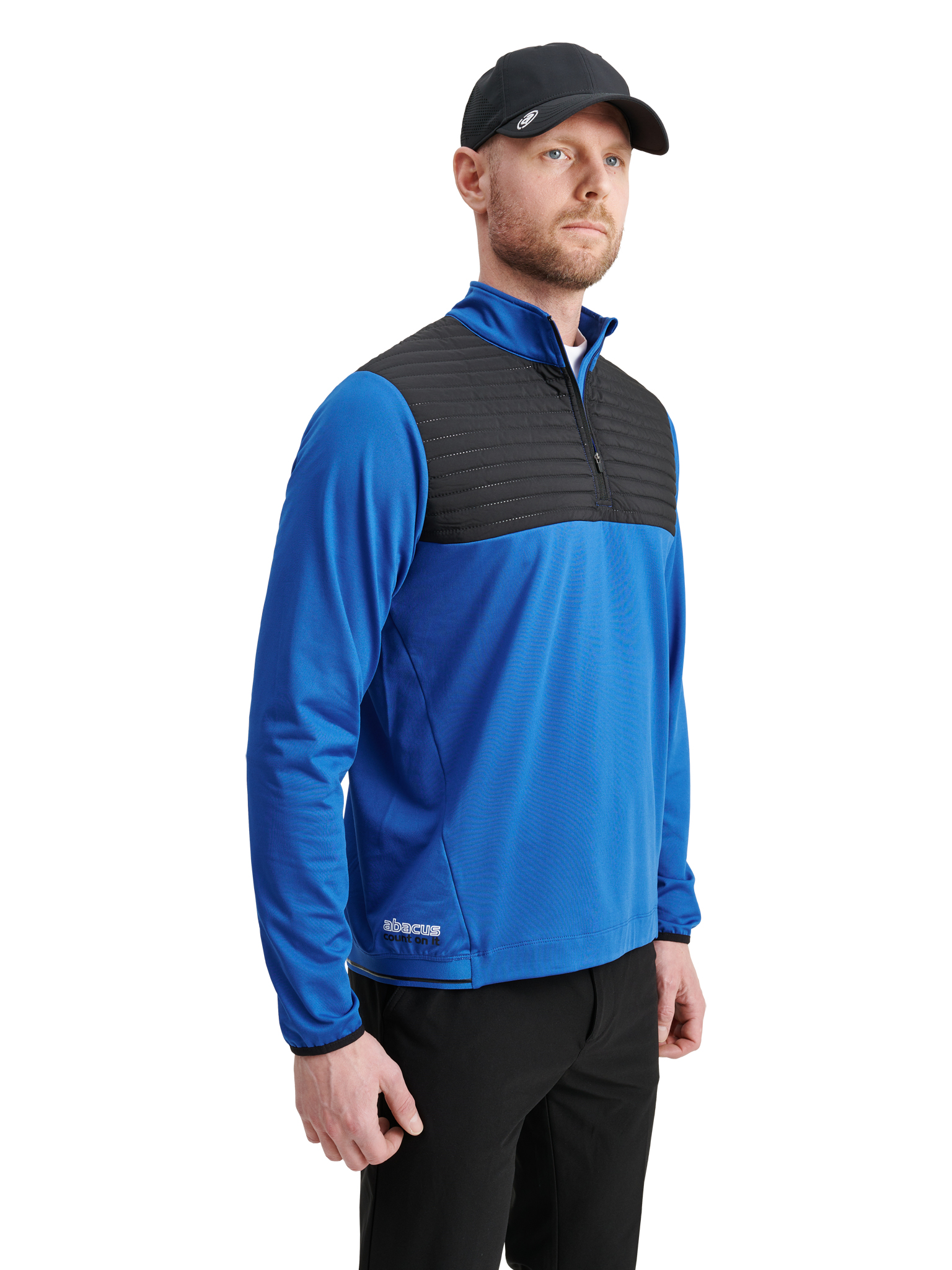 Mens Gleneagles thermo midlayer - dk.cobalt/black in the group MEN / All clothing at Abacus Sportswear (6381326)