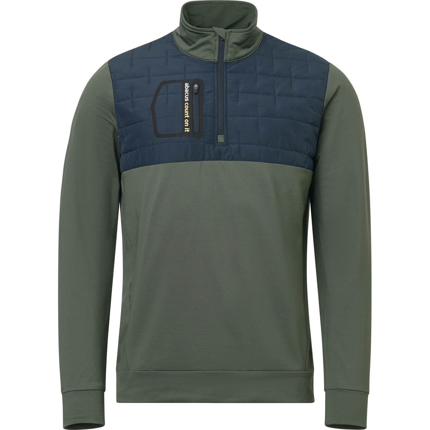 Mens Hoylake thermo midlayer - forest in the group MEN / Autumn favourites at Abacus Sportswear (6384517)