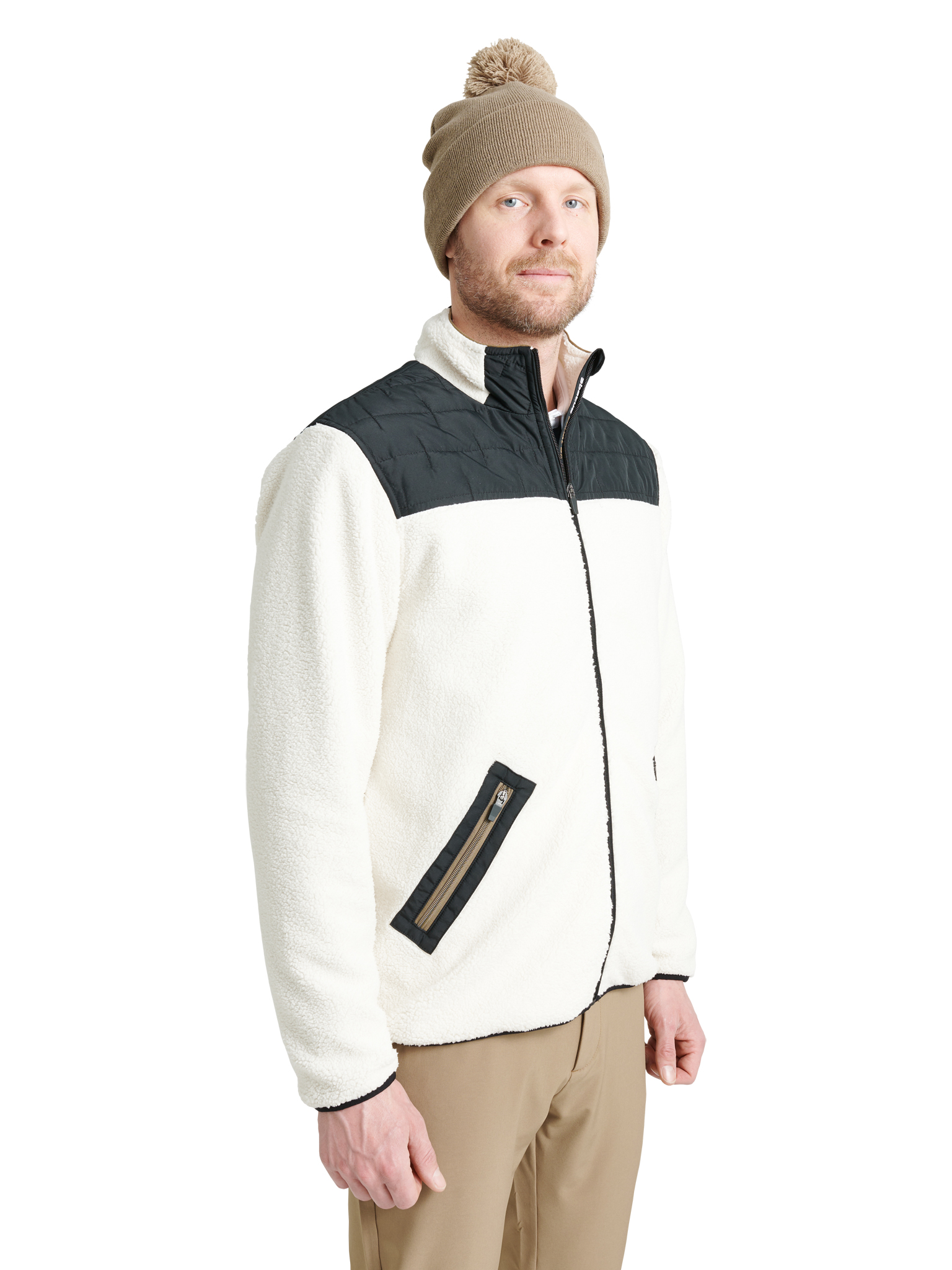 Mens Preston pile windjacket - clam i gruppen HERR / Alla herrkläder hos Abacus Sportswear (6386188)