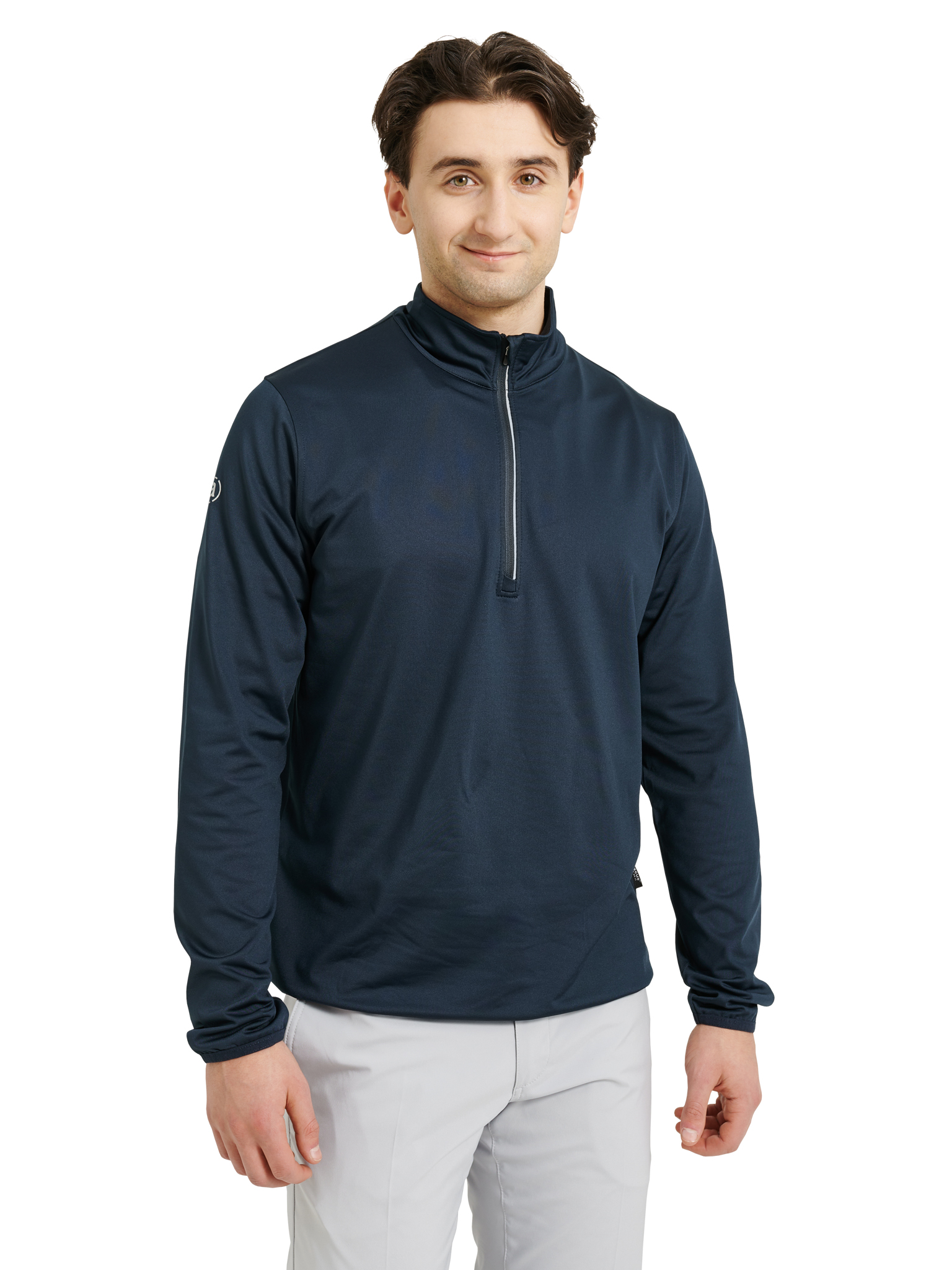 Mens Cradoc halfzip fleece - navy in the group MEN / All clothing at Abacus Sportswear (6392300)