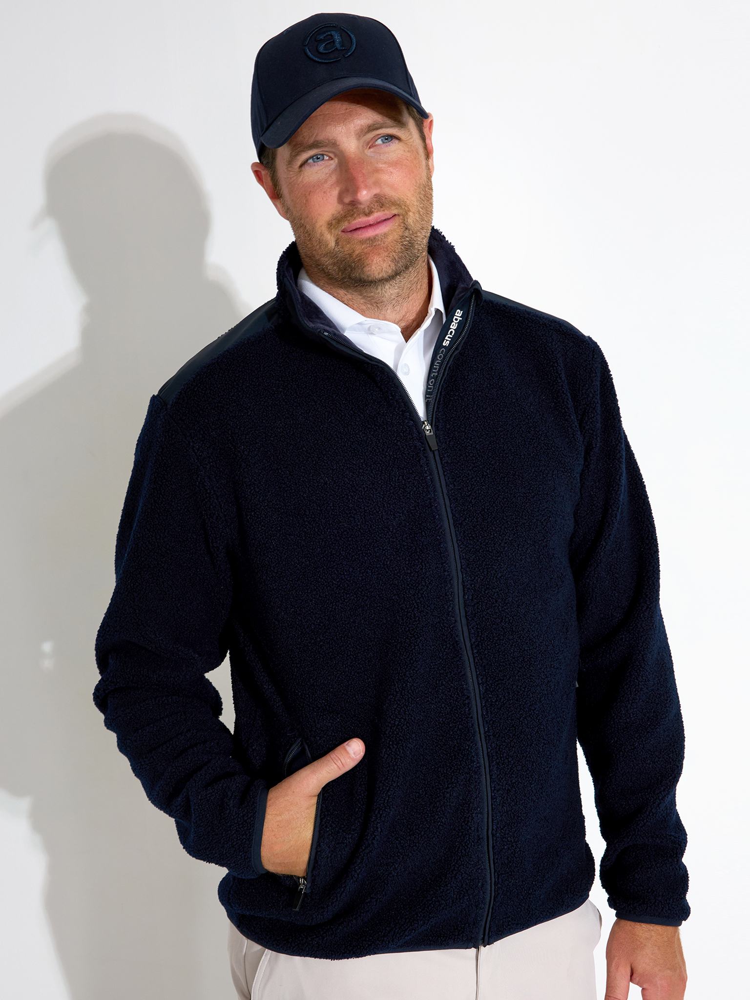 Mens Highlands midlayer - navy i gruppen HERR / Höstkollektion hos Abacus Sportswear (6394300)