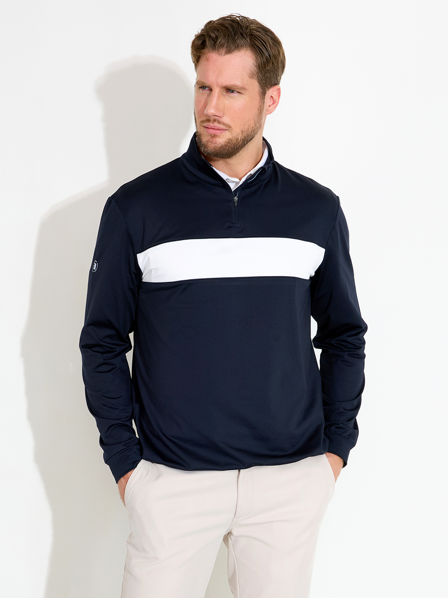 Mens Club midlayer - navy i gruppen HERR / Alla herrkläder hos Abacus Sportswear (6405300)