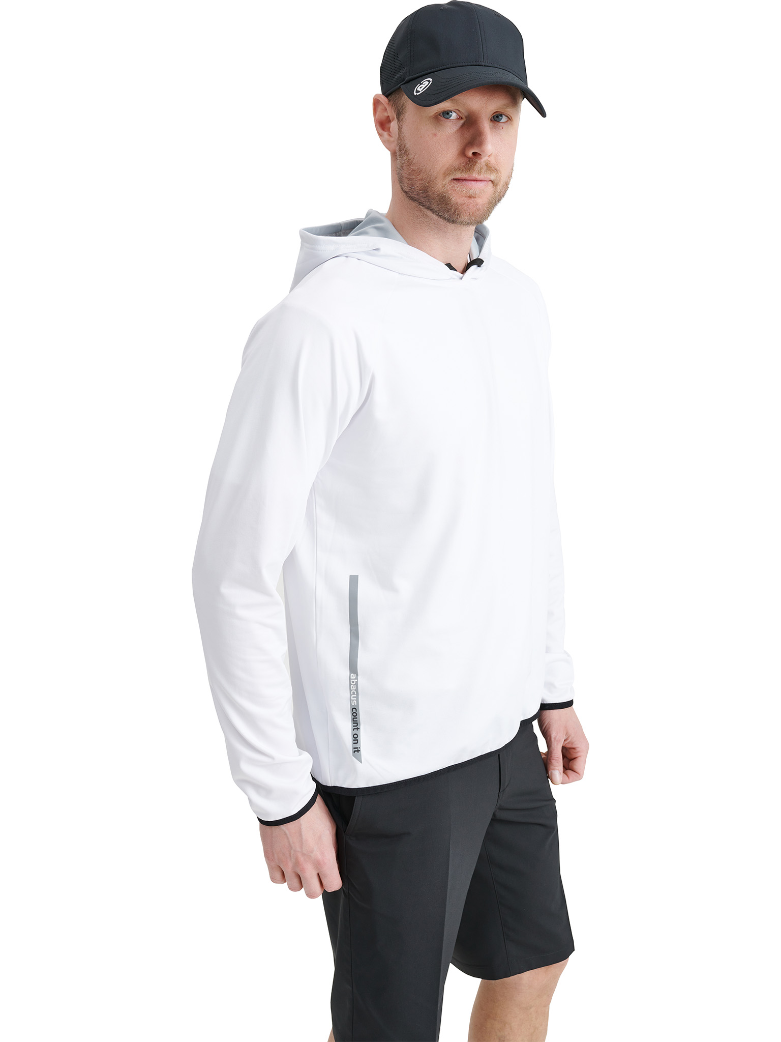 Mens Loop hoodie - white i gruppen HERR / Alla herrkläder hos Abacus Sportswear (6474100)