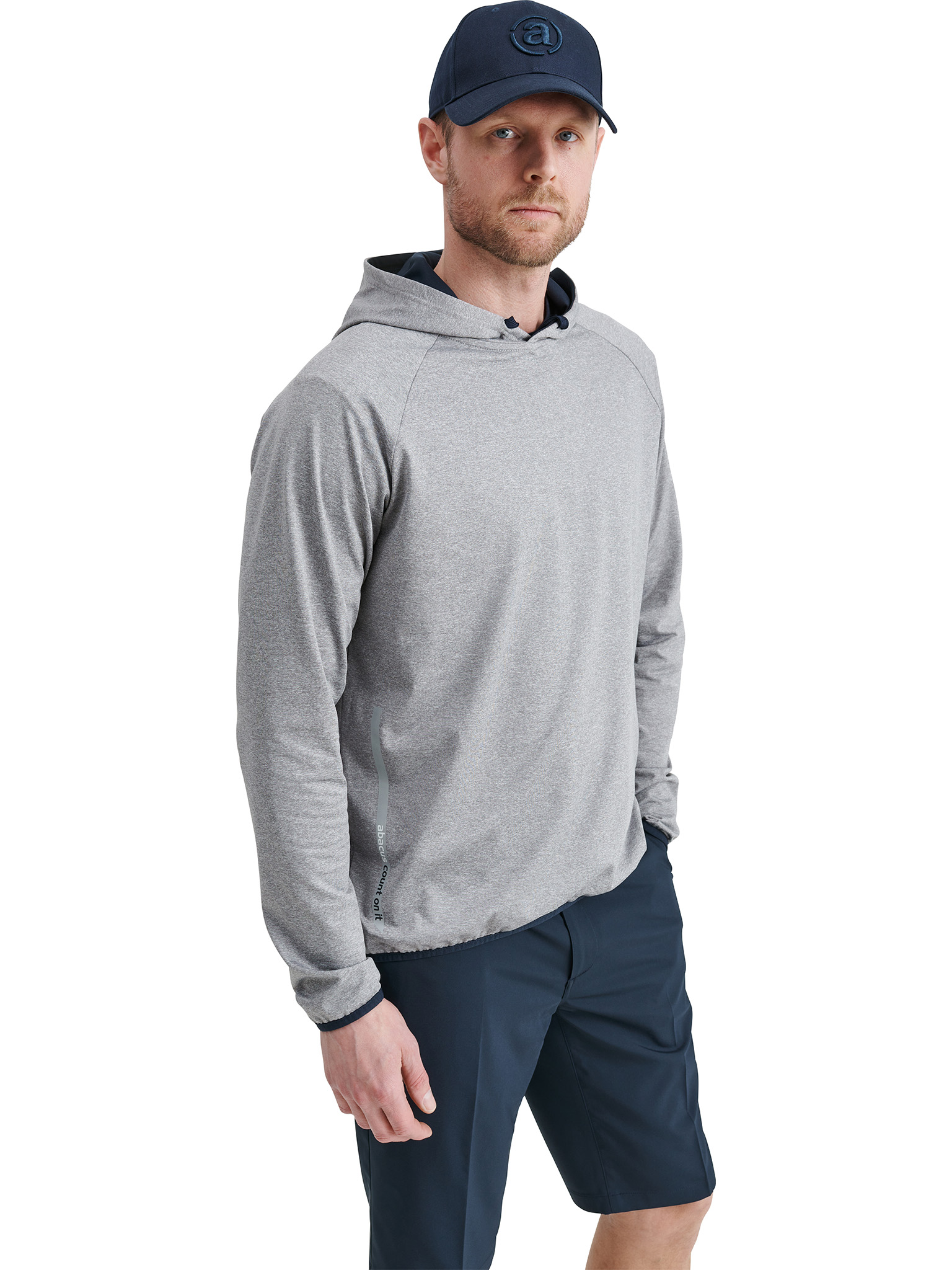 Mens Loop hoodie - lt.greymelange in the group MEN / All clothing at Abacus Sportswear (6474702)