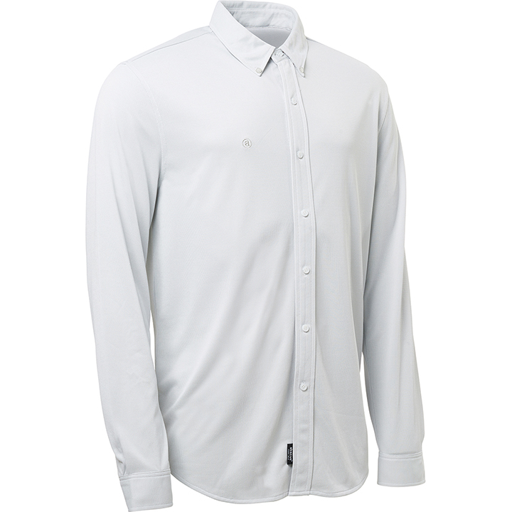 Mens Wade shirt - oyster grey i gruppen HERR / Skjortor hos Abacus Sportswear (6639123)