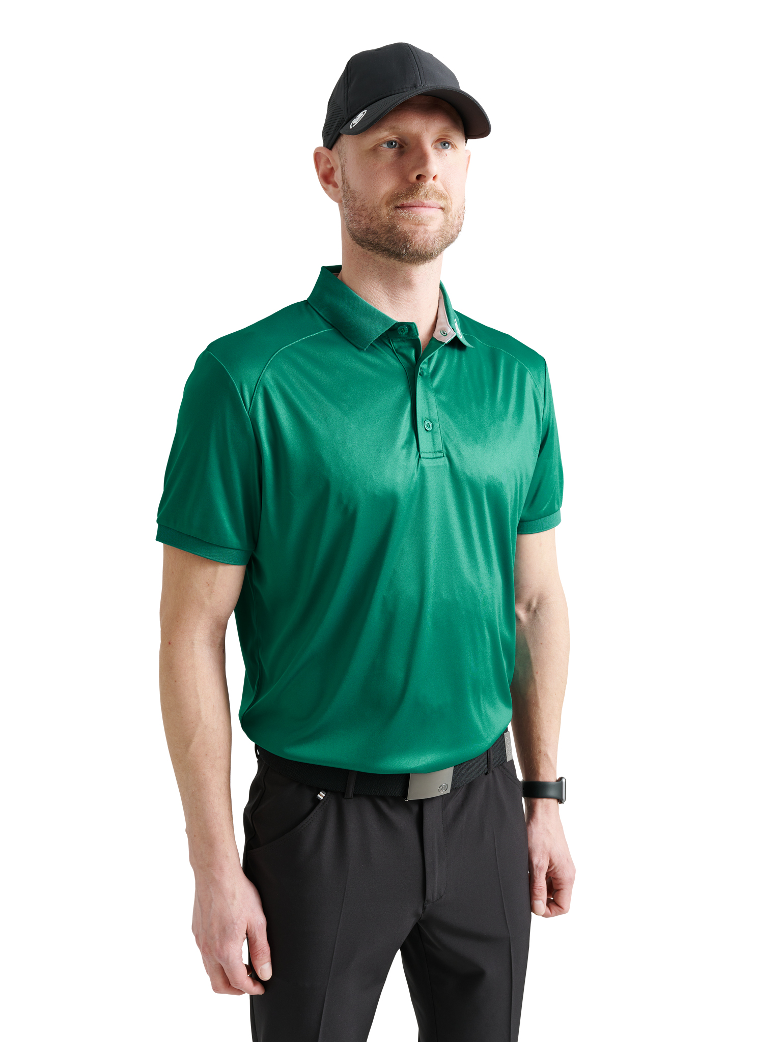 Mens Hammel polo - teal in the group MEN / All clothing at Abacus Sportswear (6691526)