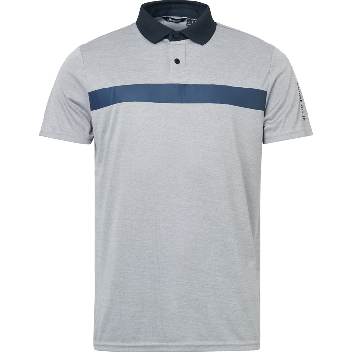 Mens Hudson drycool polo - lt.greymelange in the group MEN / All clothing at Abacus Sportswear (6702702)