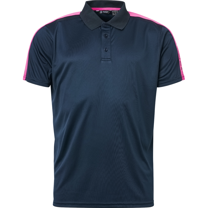 Mens Bandon drycool polo - navy/hibiscus in the group MEN / All clothing at Abacus Sportswear (6703878)