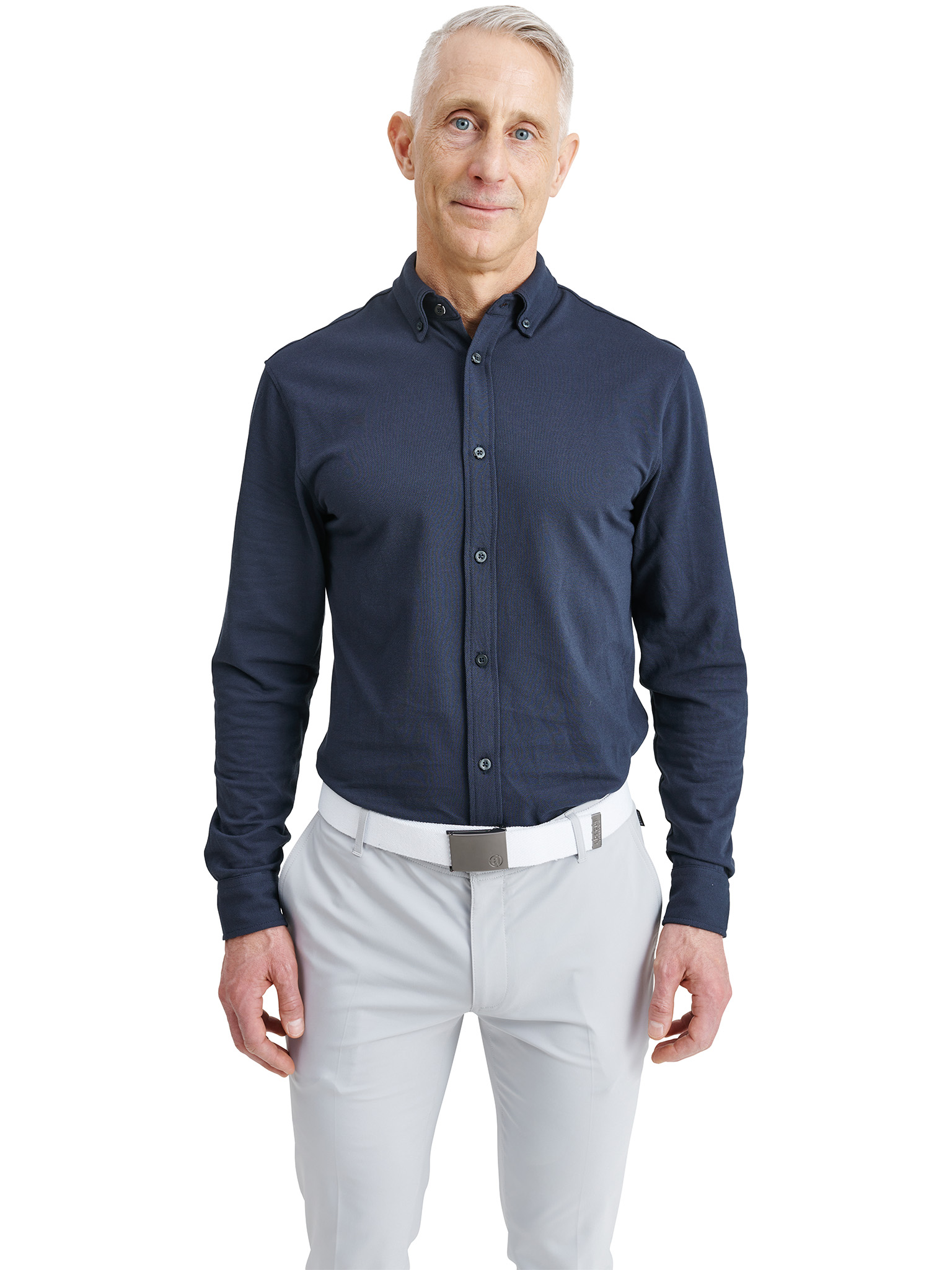 Mens Hillside shirt - navy i gruppen HERR / Skjortor hos Abacus Sportswear (6710300)