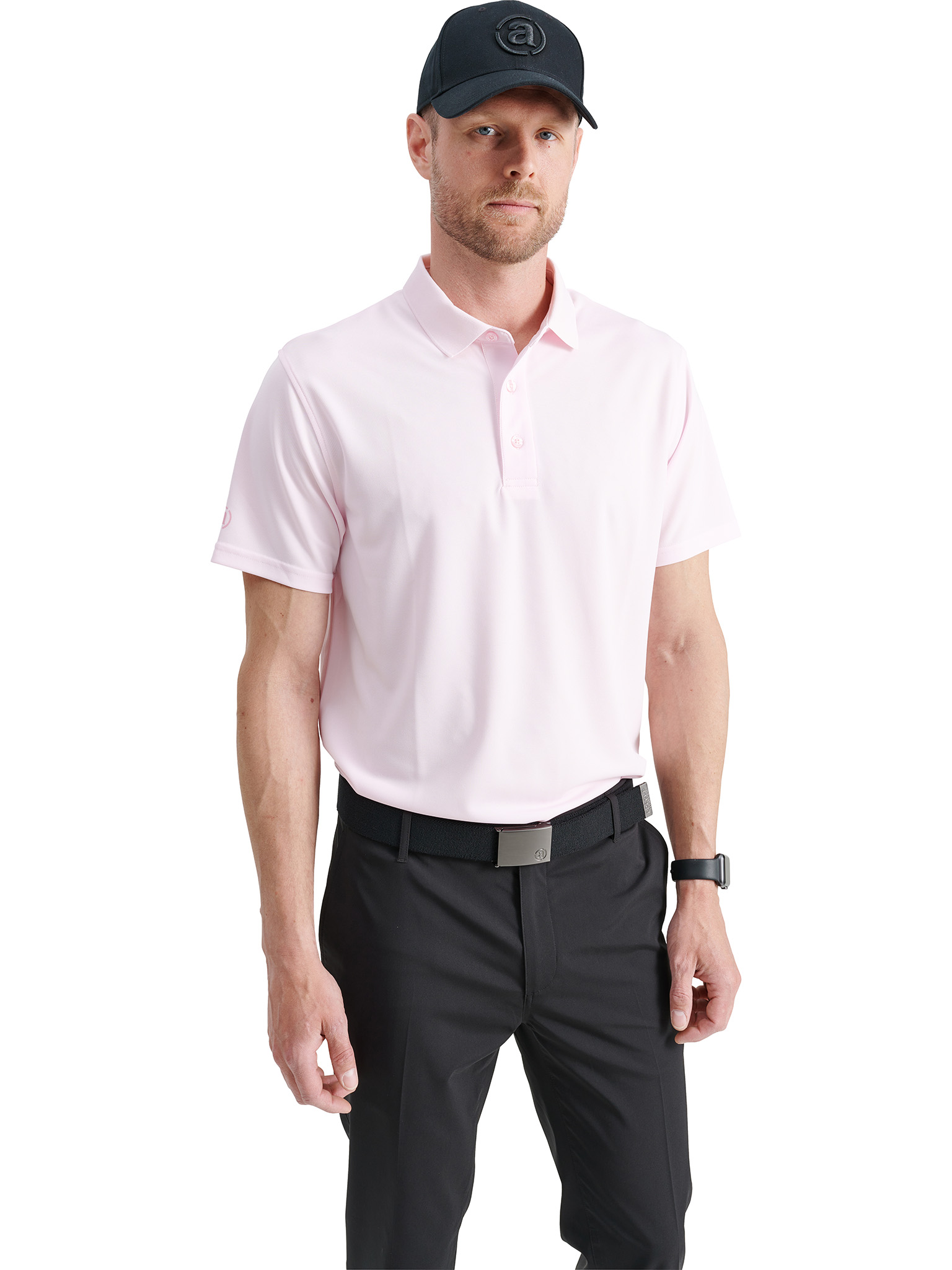 Mens Cray drycool polo - lt.pink i gruppen HERR / Alla herrkläder hos Abacus Sportswear (6724280)