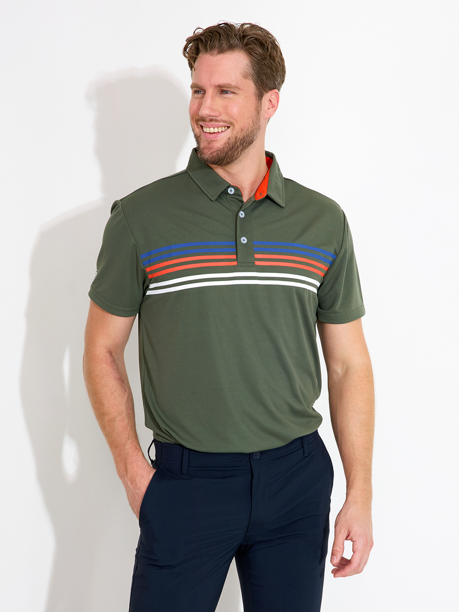 Mens Telford drycool polo - forest in the group MEN / All clothing at Abacus Sportswear (6728517)