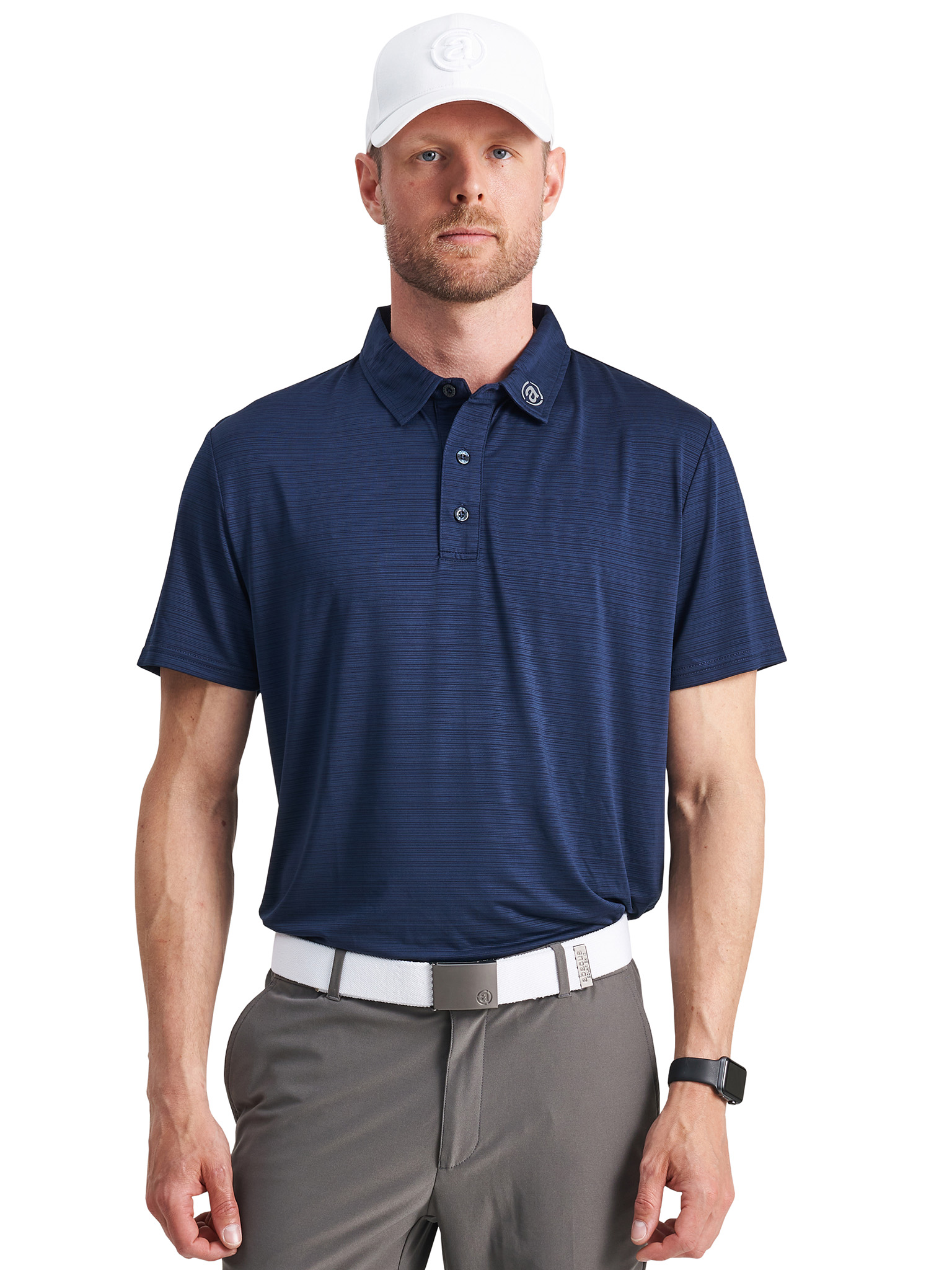 Mens Kauri polo - navy in the group MEN / All clothing at Abacus Sportswear (6737300)