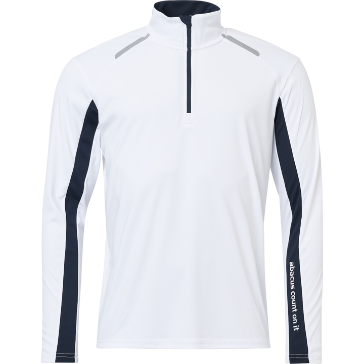 Mens Cypress longsleeve - white/navy i gruppen HERR / Alla herrkläder hos Abacus Sportswear (6740193)