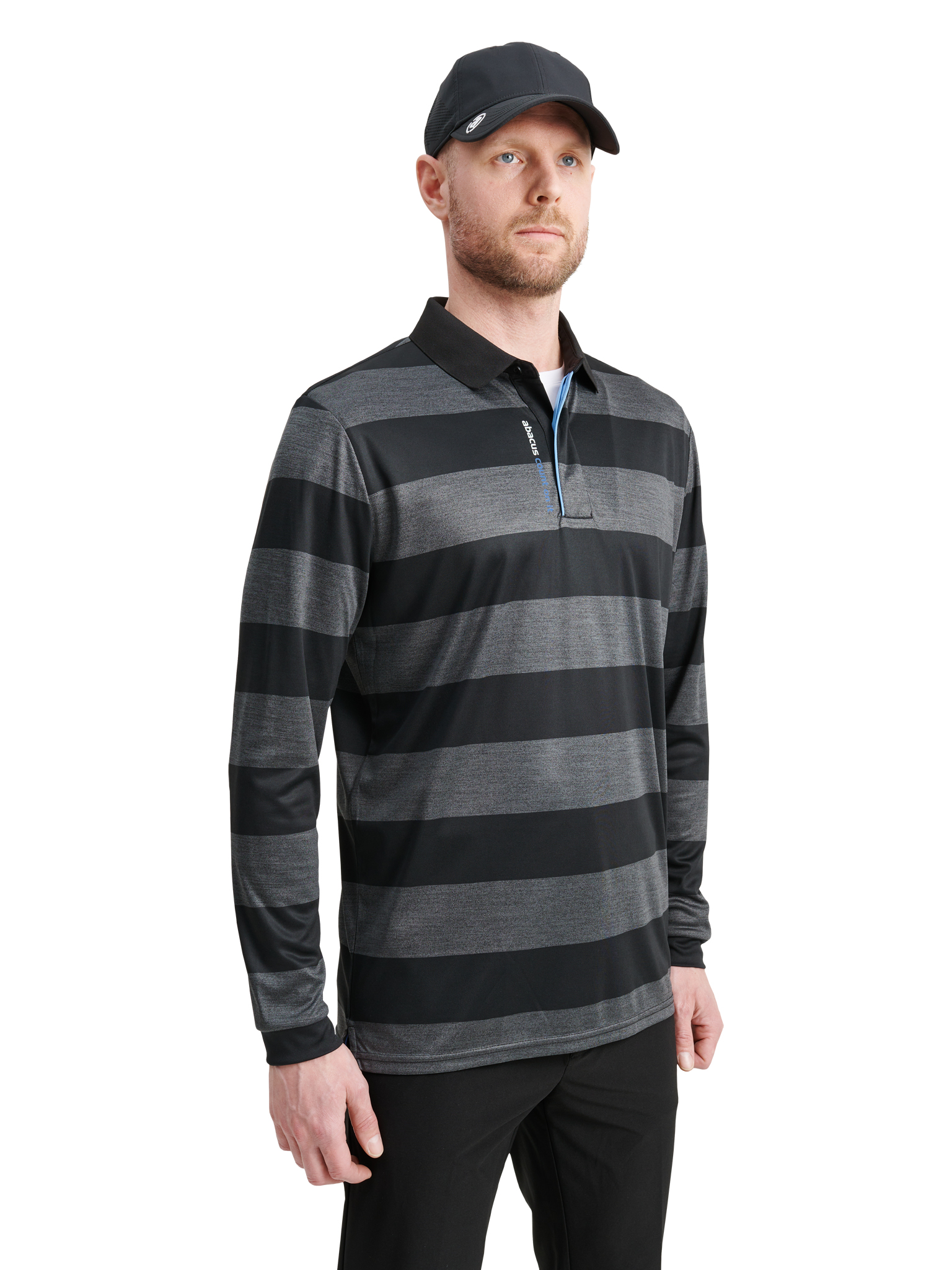 Mens Hudson longsleeve - black/antracit in the group MEN / All clothing at Abacus Sportswear (6743605)