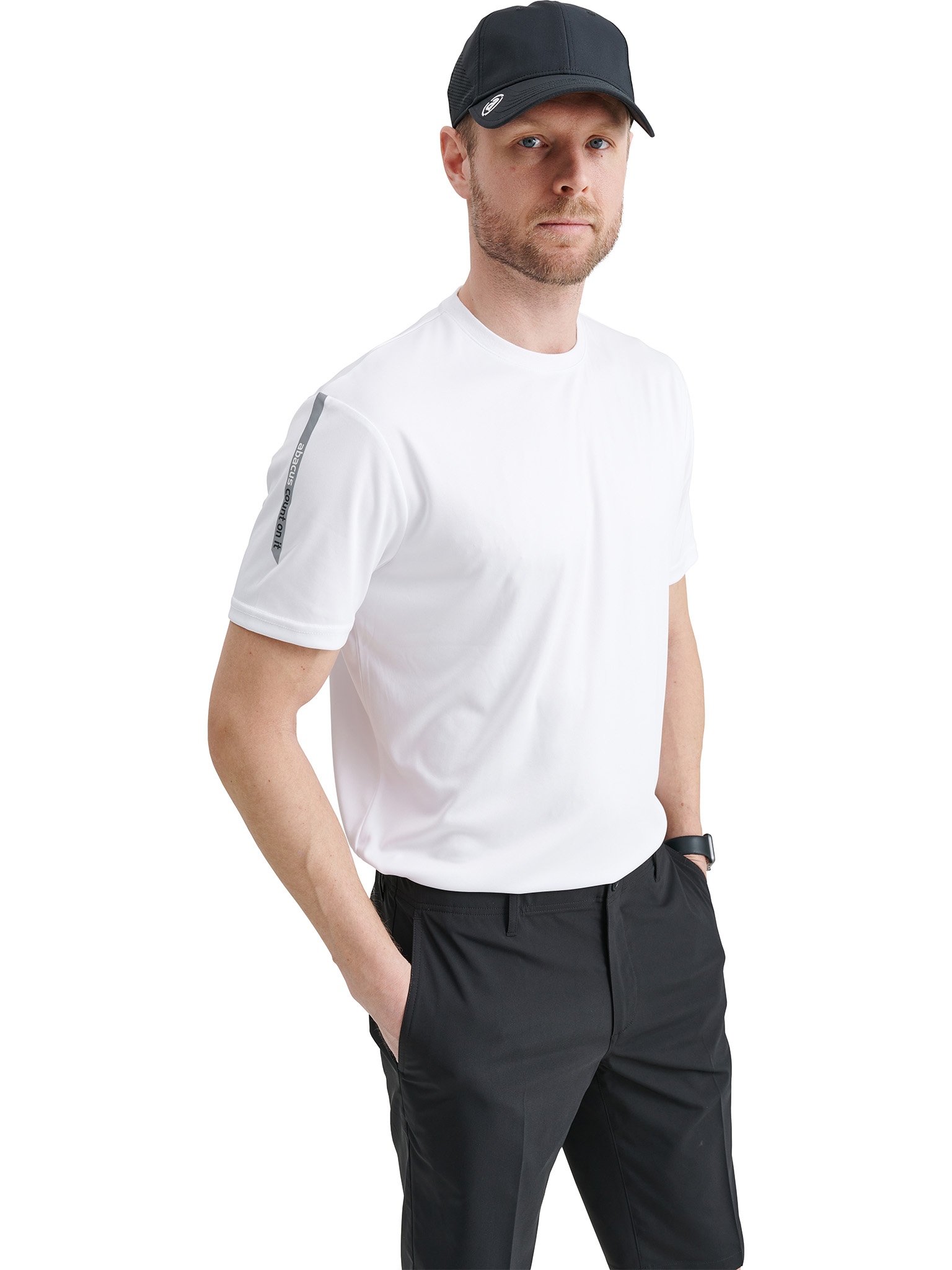 Mens Loop t-shirt - white in the group MEN / Polo shirts at Abacus Sportswear (6874100)