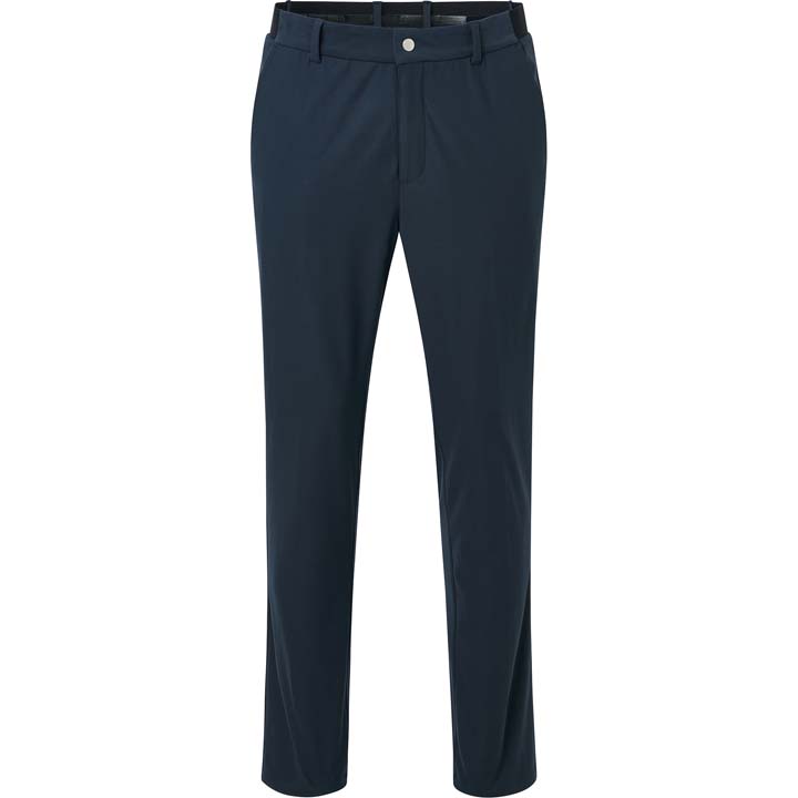 Buy Hiltl Men Navy Plain Mid-Stretch Trousers for Men Online | The  Collective