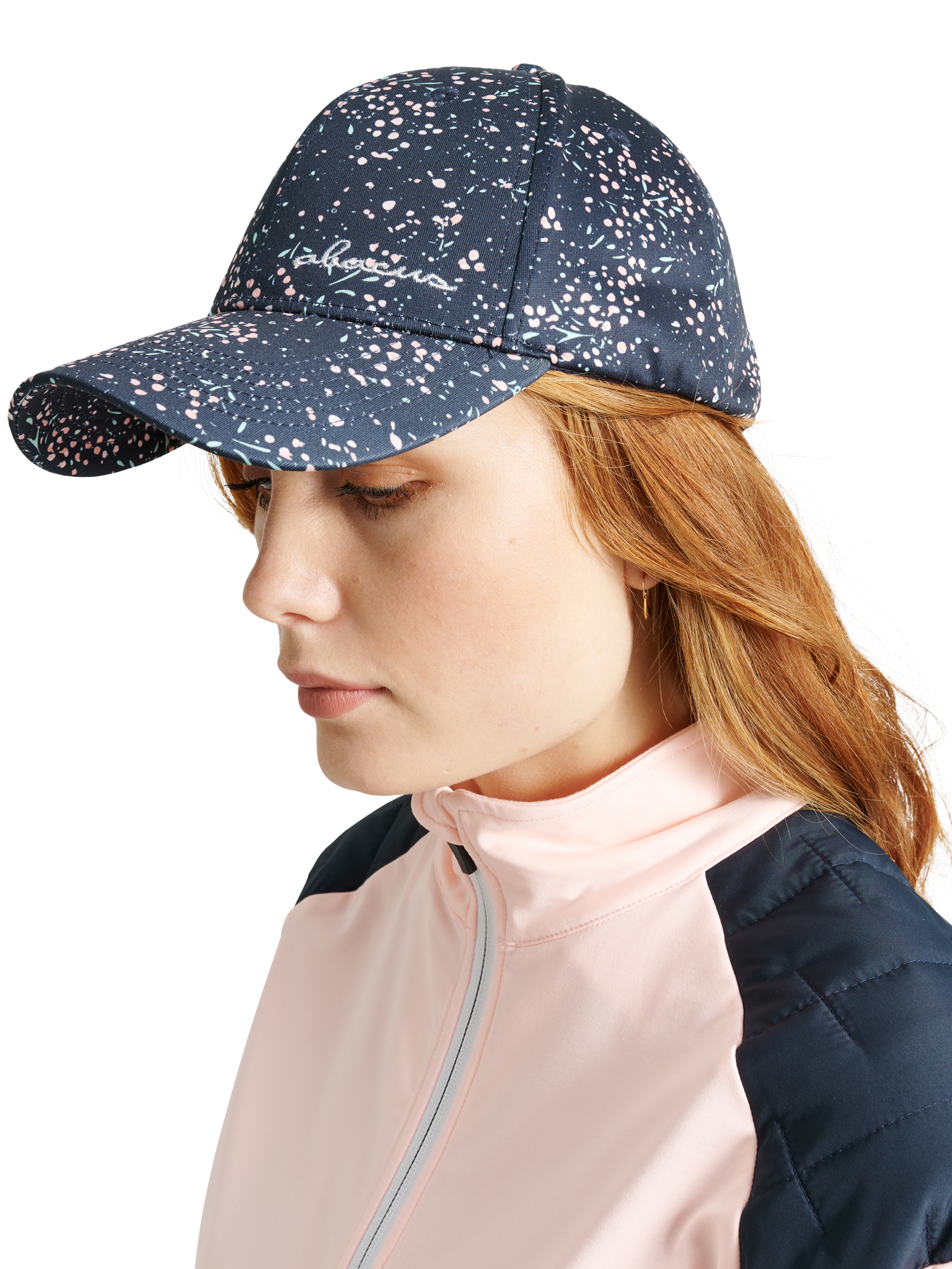 Juliet cap - navy floral i gruppen DAM / Alla damkläder hos Abacus Sportswear (7375737)