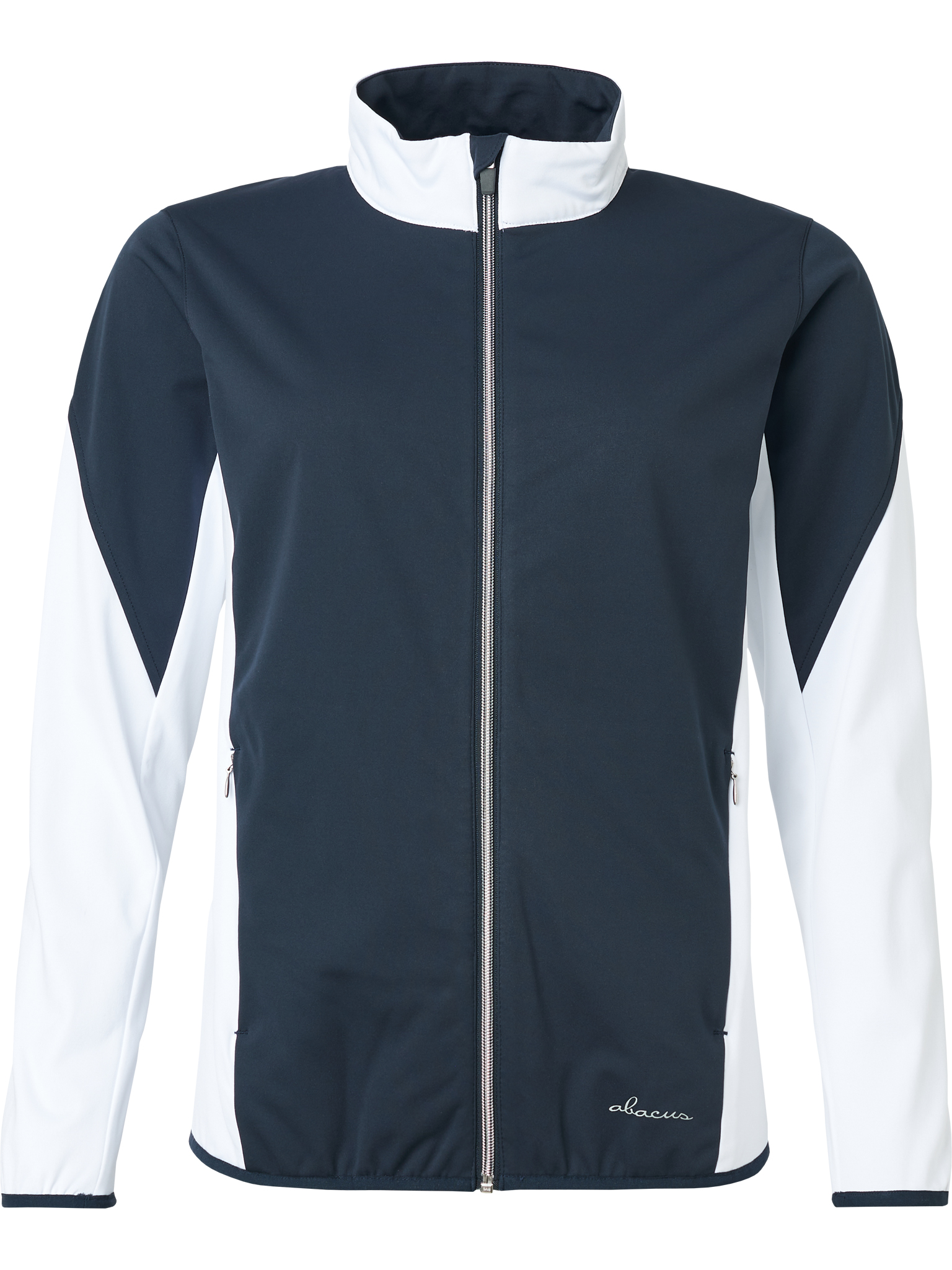 Lds Dornoch softshell hybrid jacket - white/navy